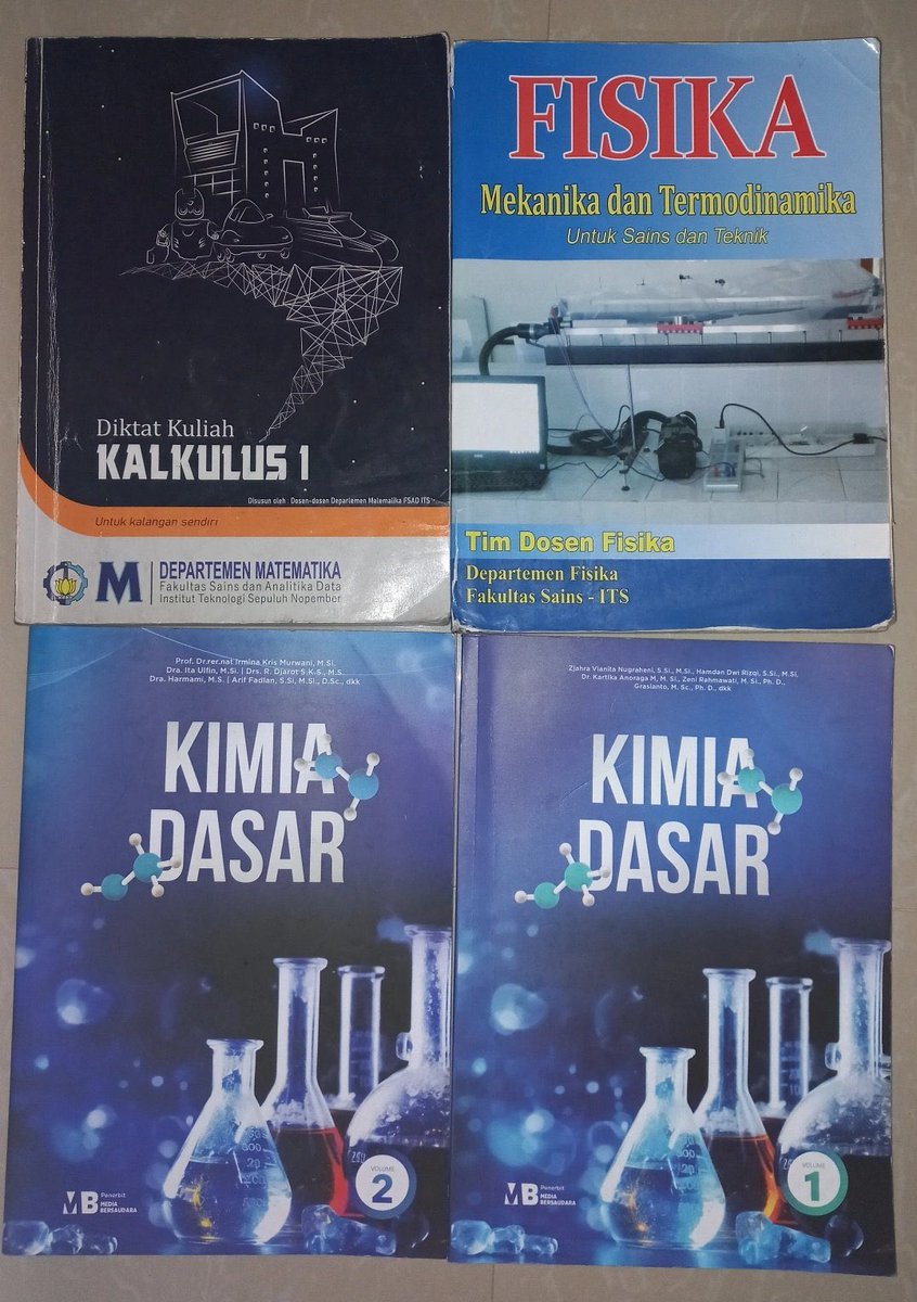 Buku SKPB ITS - Kalkulus 1, Fismek, Kimia 1 & 2