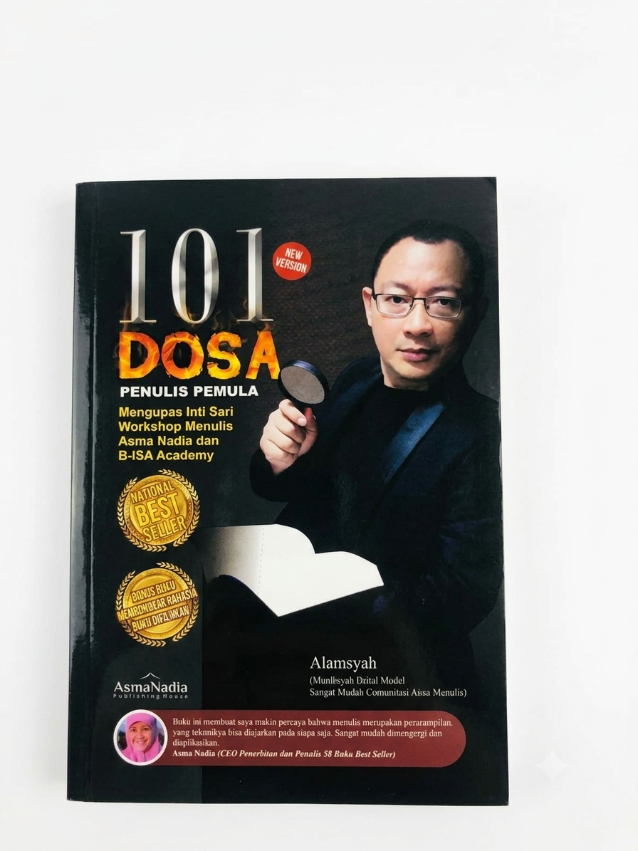 Buku 101 Dosa Penulis Pemula - Asma Nadia (Preloved / Bekas Kuliah)
